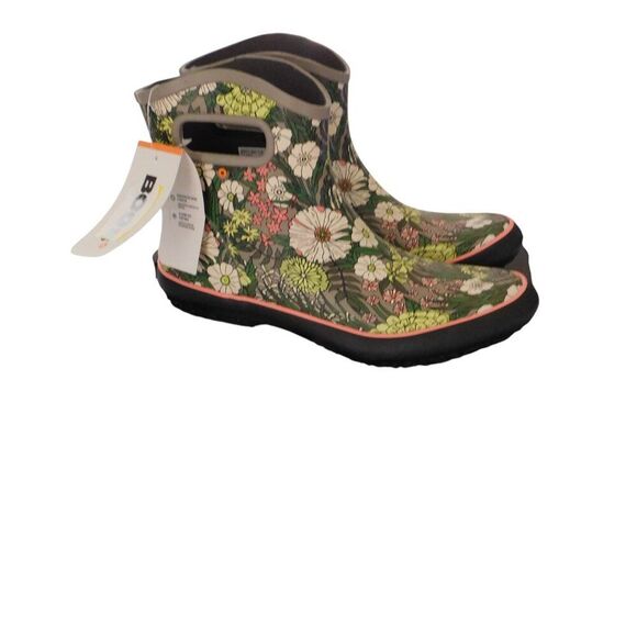 Bogs Outdoor Boots Womens Ankle Patch Floral Print 73188 Gardening Chores  Sz 11 - Picture 3 of 8